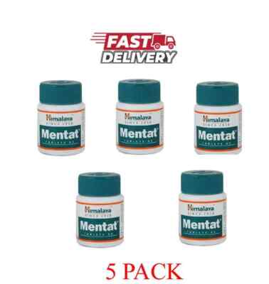 5 X Himalaya Mentat 300 Tabs For Good Memory Health Exp July 2027