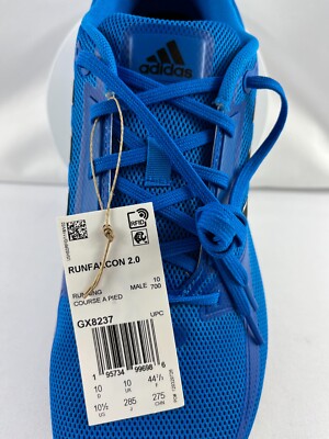Adidas Runfalcon 2.0 Men's Running/Training Shoes Blue Size 9.5 | eBay