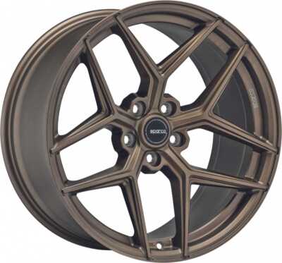 2x Sparco FF3 rally bronze 8.5x19 ET44 - LK5/112 ML73.1 Felge Alu