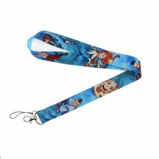 The Last Airbender Series Characters Blue ID Holder Lanyard Keychain