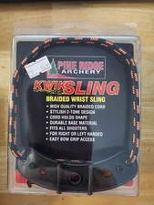 Pine Ridge Archery KwikSling Braided Wrist Sling, Orange