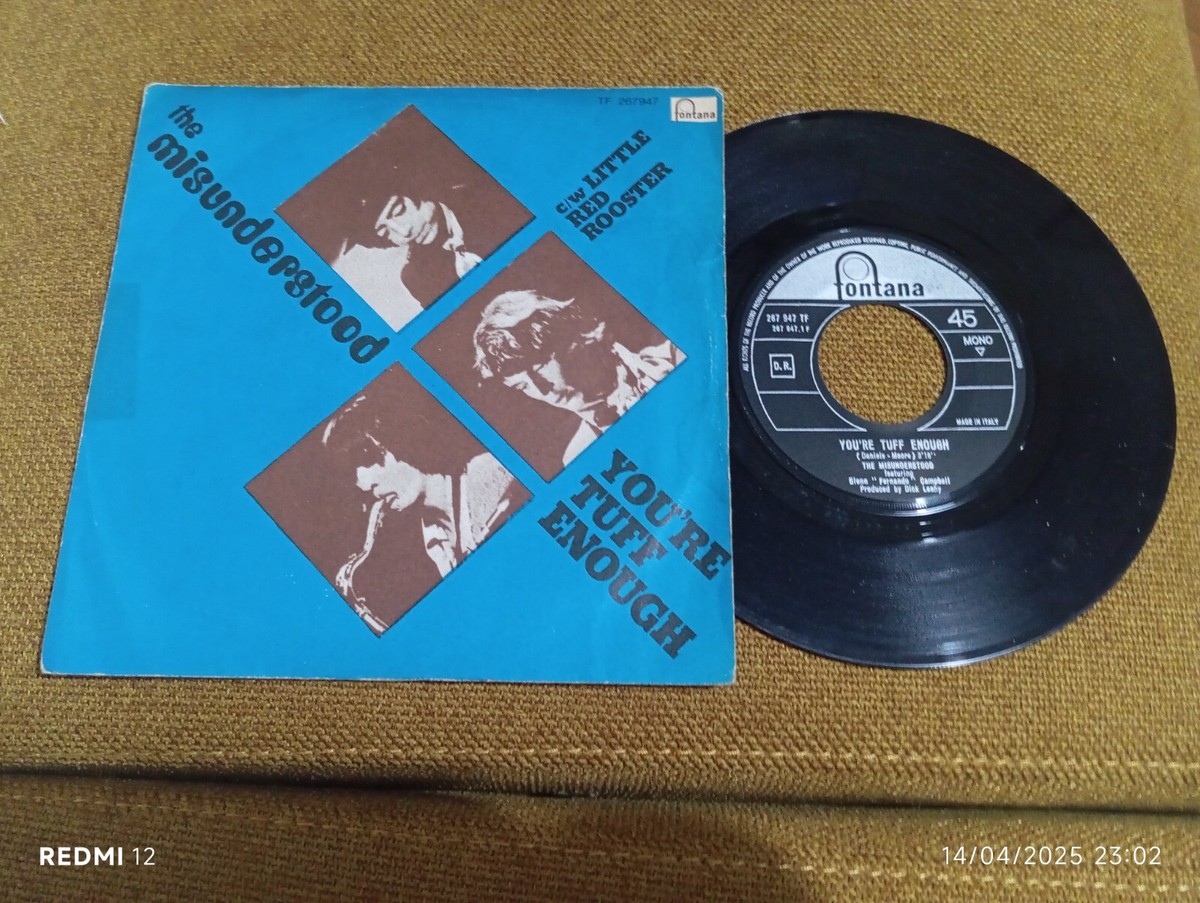 英7” Misunderstood Youre Tuff Enough TF1028 fontana /00080 The Misunderstood – You're Tuff Enough – Vinyl (7