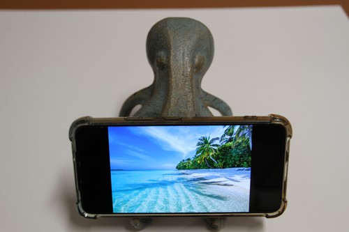 New Item! Cell Phone Holder Octopus Cast Iron with Bronzed Look Patina! N-45B - Picture 14 of 16