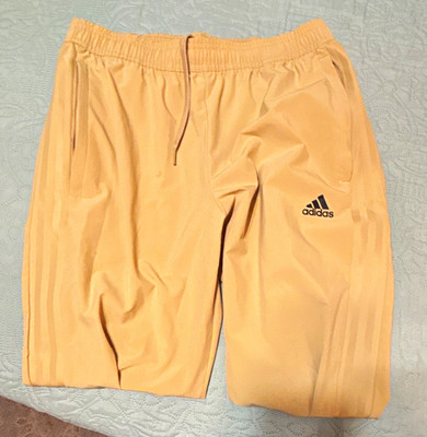 adidas Tiro Men's 2XL Tan Woven Polyester Track Pants Tapered Pockets HS4987