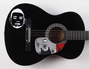 Kane Brown Signed 38 Inch Black Acoustic Guitar Beckett COA