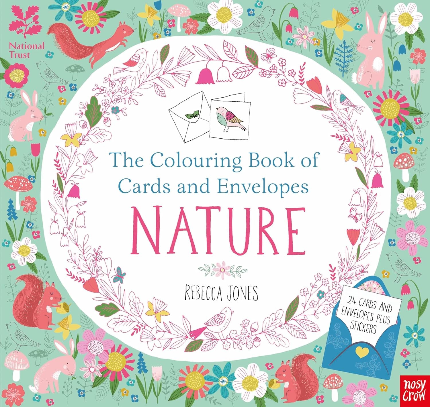 National Trust: The Colouring Book of Cards by Rebecca Jones (PB 2016) - Image 4