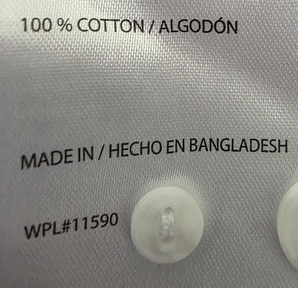 Camisa impermeable para hombre talla XL X grande manga larga con botones Foto 4 de 4