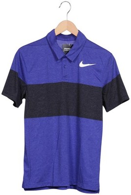 Nike Golf Poloshirt Herren Polohemd Shirt Polokragen Gr. M Marineblau #bw60pst