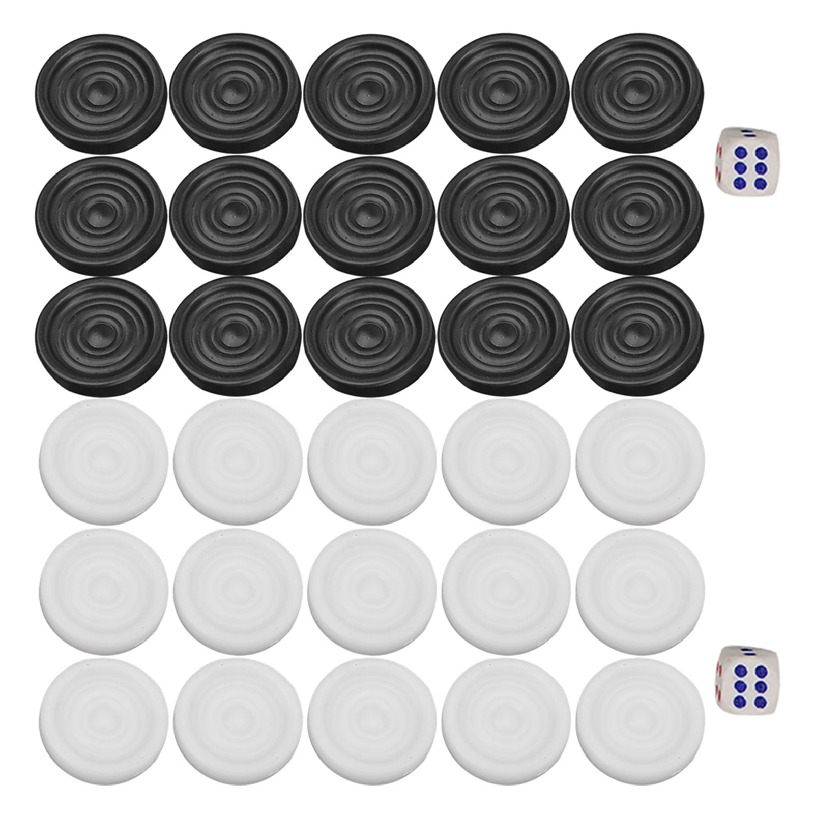 32pcs Plastic Checkers Set Durable Fun For Family Game Nights