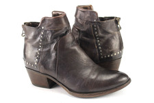 Mjus Gr.38 Damen Stiefel Stiefeletten Boots  Leder Braun  TOP  L 905