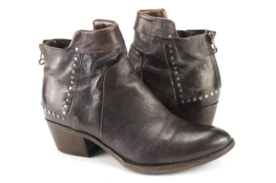 Mjus Gr.38 Damen Stiefel Stiefeletten Boots  Leder Braun  TOP  L 905 - Bild 1 von 4