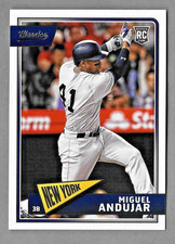 MIGUEL ANDUJAR 2018 CLASSICS ROOKIE RC CARD #24. rookie card picture