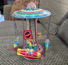 Vintage Rocket Ride Carousel by Schylling, part of collector's series