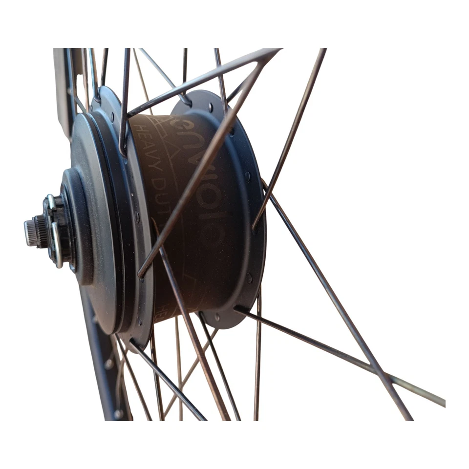 ENVIOLO Heavy Duty Komplettrad 28 Zoll Disc Schwarz 28 Zoll DT Swiss Speiche NEU - Bild 3 von 4