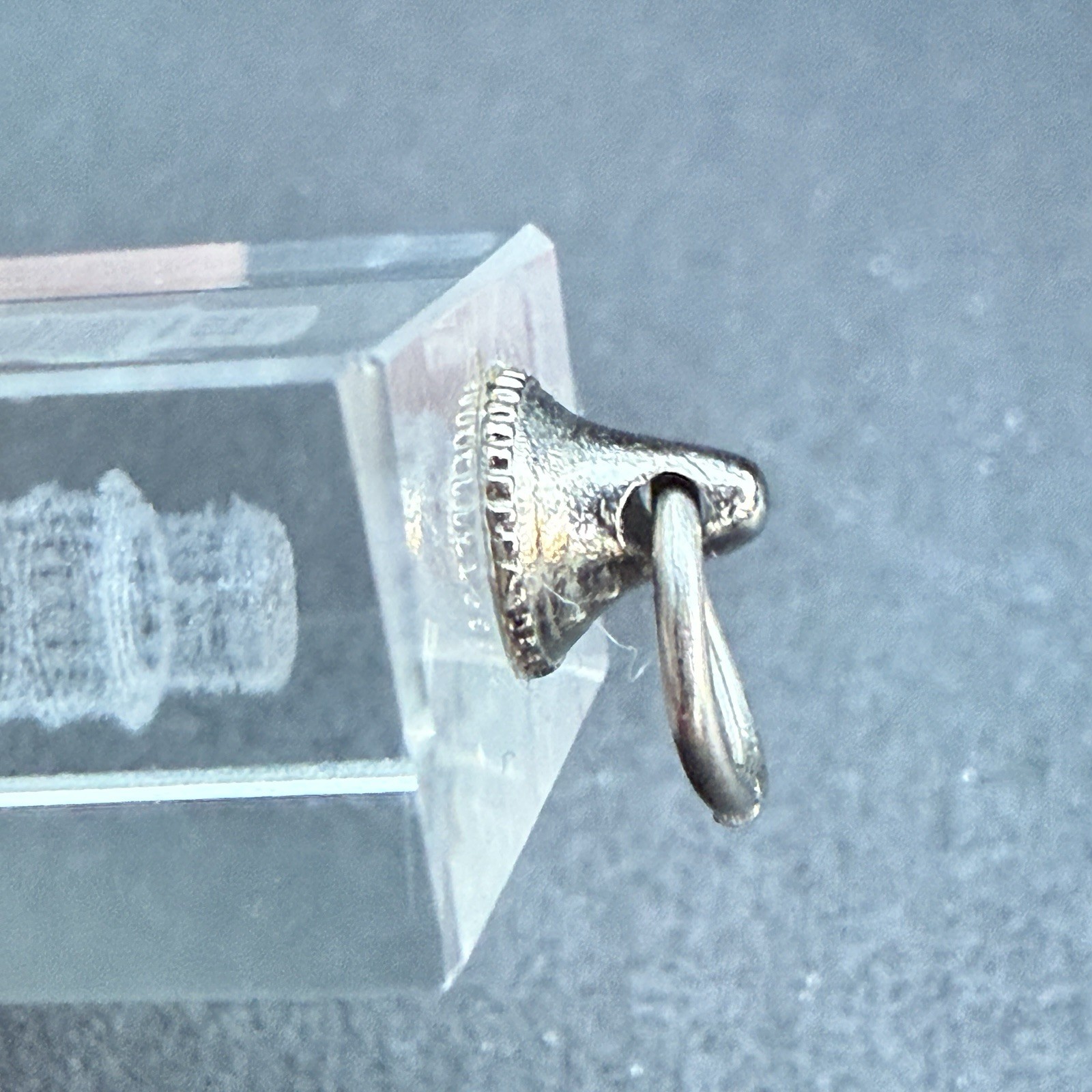 Clear Etched Glass Rectangular Leaning Tower Of P… - image 7