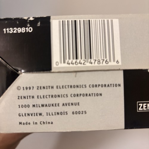 Zenith Video Rewinder Zen901 VHS Rewinder New Open Box - Picture 7 of 7
