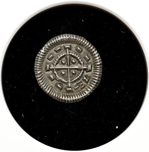 MEDIEVAL HUNGARY. Bela II, 1131-1141. Silver Denar, Cross, NGC MS61