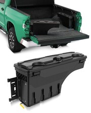 Left Driver Side Truck Bed Tool Box For 1500 2500 3500 02-18 Heavy Duty No Drill