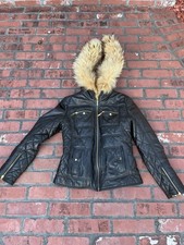 VINTAGE AVANT GARDE  FUR LEATHER JACKET
