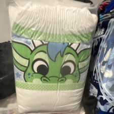abuniverse Baby Training Pants Diaper Size M White/Green/Blue Cartoon Print