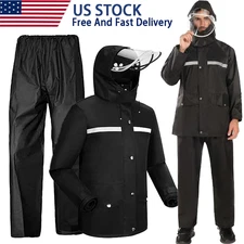 Rain Suit for Men Women Jackets Pant Gear Raincoat Waterproof motorcycle