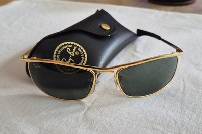 Vintage Ray-Ban Olympian I Deluxe B&L USA Gold G-15 - Easy Rider Kult!