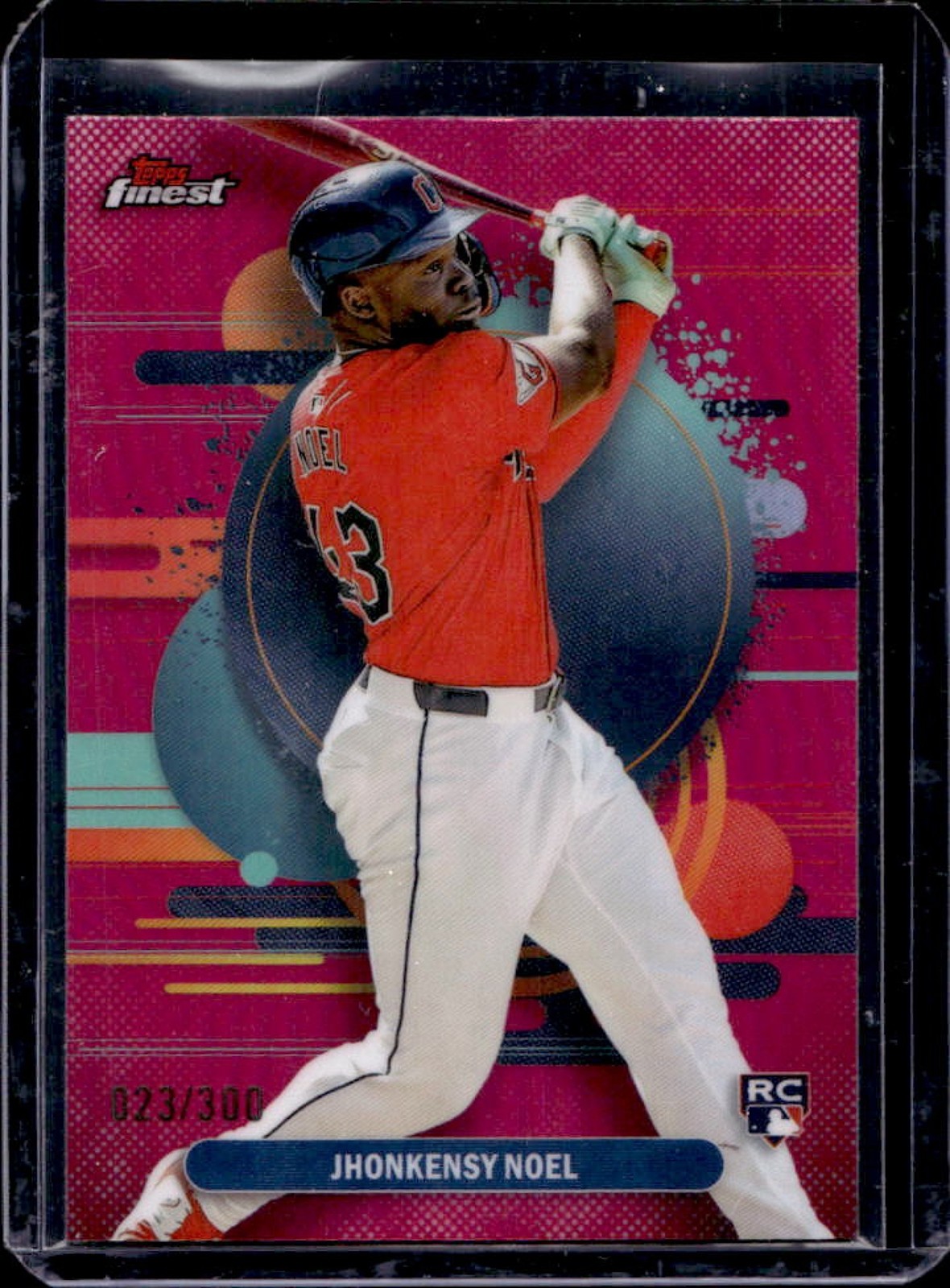 2025 Finest Jhonkensy Noel Uncommon RC Magenta Refractor #23/300 Guardians