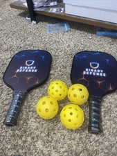 Pickle Ball Set with Case and 4 Balls