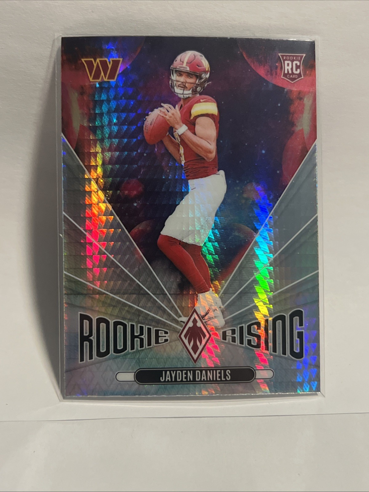 2024 Panini Phoenix - Rookie Rising Jayden Daniels #RR-JDS Hyper (RC)