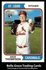 2023 Topps Heritage Zack Thompson #313 St. Louis Cardinals Rookie MLB Baseball 