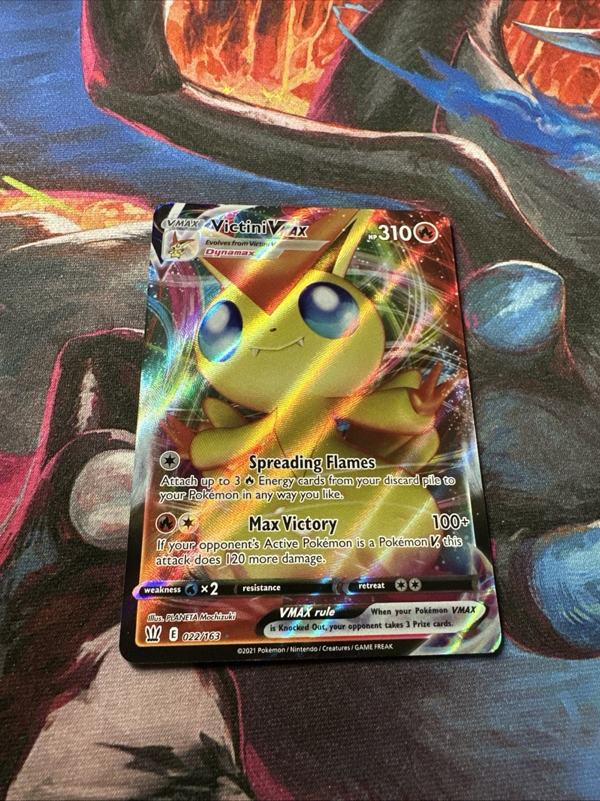 Pokemon 2021 Battle Styles Victini VMAX 22 NM or better