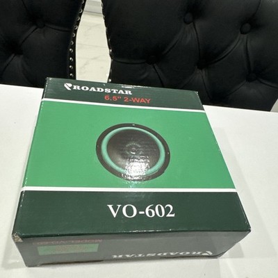 2x Roadstar VO-602 6.5 Zoll Koaxial Autolautsprecher NEU