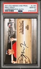 2011 In The Game Heroes And Pros. Lumbergraphs Auto #L-MT Mike Trout PSA 10