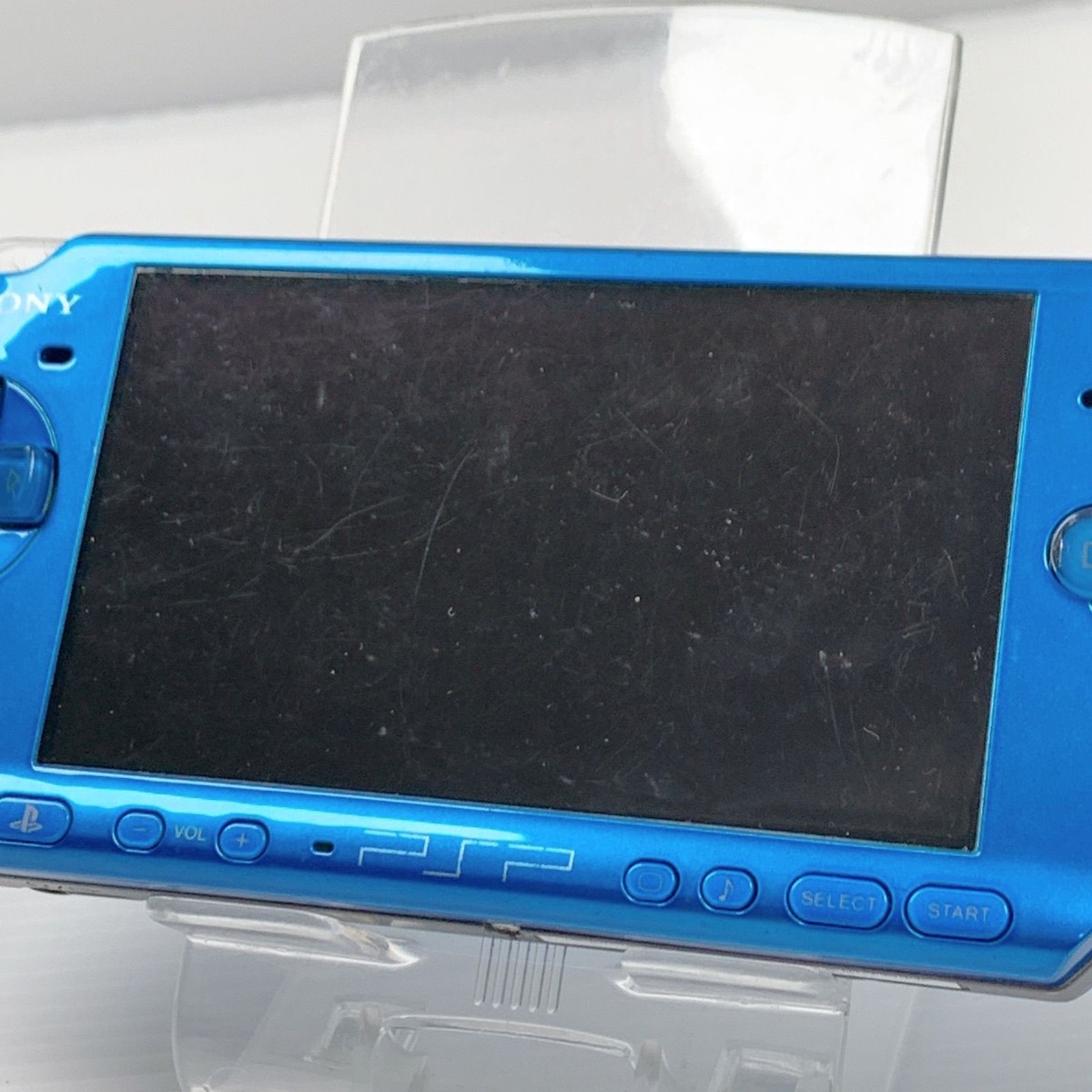 PSP Playstation Portable Vibrant Blue PSP 3000 VB Console USB
