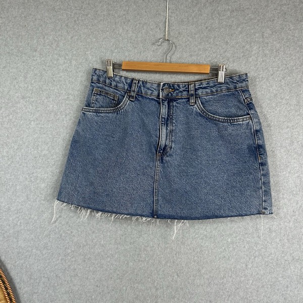 Cotton On Mini Skirt Size 32 Denim Jean Blue