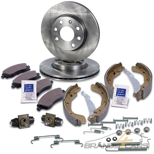 JUEGO DE FRENOS ATEC KIT DELANTERO + CILINDRO DE FRENO TRASERO PARA OPEL CORSA C - Imagen 1 de 12