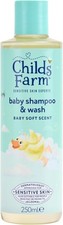 Childs Farm Baby Shampoo & Body Wash, Soft Scent, 250 ml (Pack of 1) 