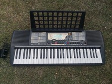 Yamaha PSR-225GM Portable Electronic Keyboard Black + Power Supply/Bag. VGC