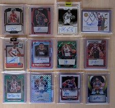 NBA Basketball Autograph Card Lot x12 – Prizm, Optic, Mosaic, Rookie  /99  /25