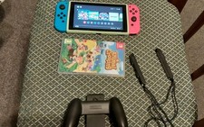 Nintendo Switch and Accessories, Joy-con, 2 Games- Animal Crossing and Mario