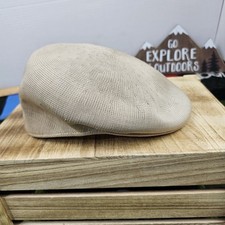 kangol tropic 504 ventair flat cap beige tan sand XL ivi driving golf casual
