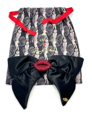 Lele Sadoughi x Marilyn Monroe Estate Jet Pave Crystal Kiss Bow Barrette NIP