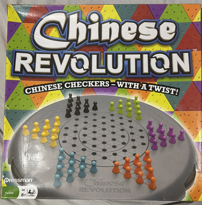 Chinese Revolution Game ''Chinese Checkers with a Twist''  #3240 Pressman