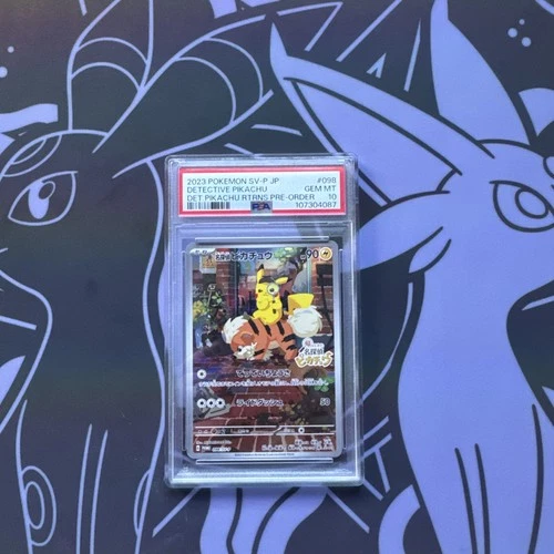 PSA 10 Pokemon Japanese Detective Pikachu Returns Pre-Order 098/SV-P