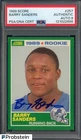 Barry Sanders HOF Signed 1989 Score Football #257 Lions RC Rookie PSA/DNA AUTO 9