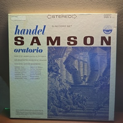 Handel*   Samson - Oratorio - 3 LP Box Set - Everest 