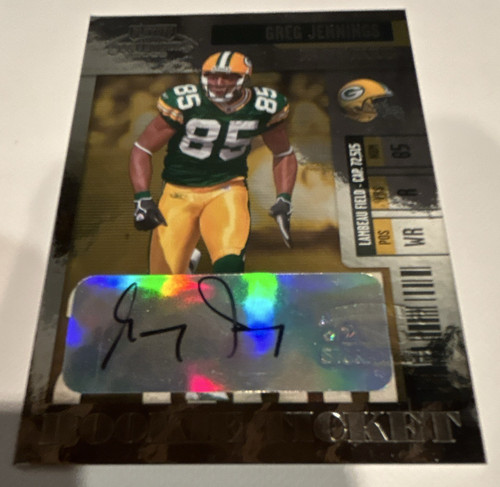 Greg Jennings [Autograph] #168 2006 Playoff Contenders card