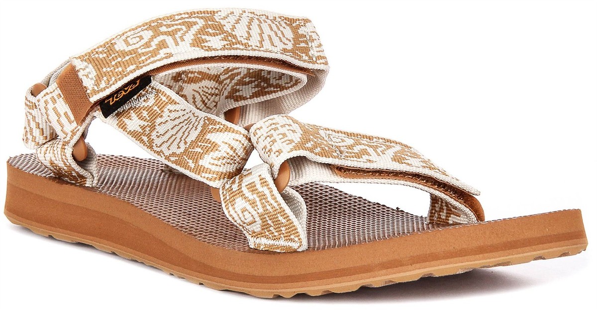 Teva Orig Universal Back Strap Prism Womens Sandal In Beige  display picture 1