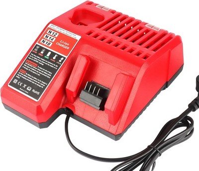 M12 & M18 Schnell Li-Ion Akku Ladegerät für Milwaukee 12V-18V
