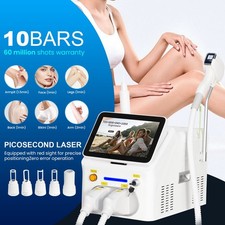 2-In-1 808 Diode Laser Hair Removal Picosecond Tattoo Removal 755/808/940/1064nm